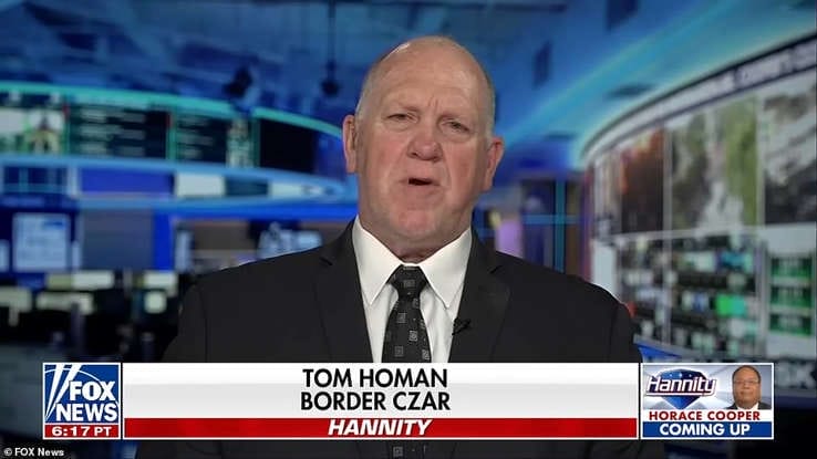 Tom Homan Announces Plan to Publicly Expose Individuals Interfering with ICE Operations  tom