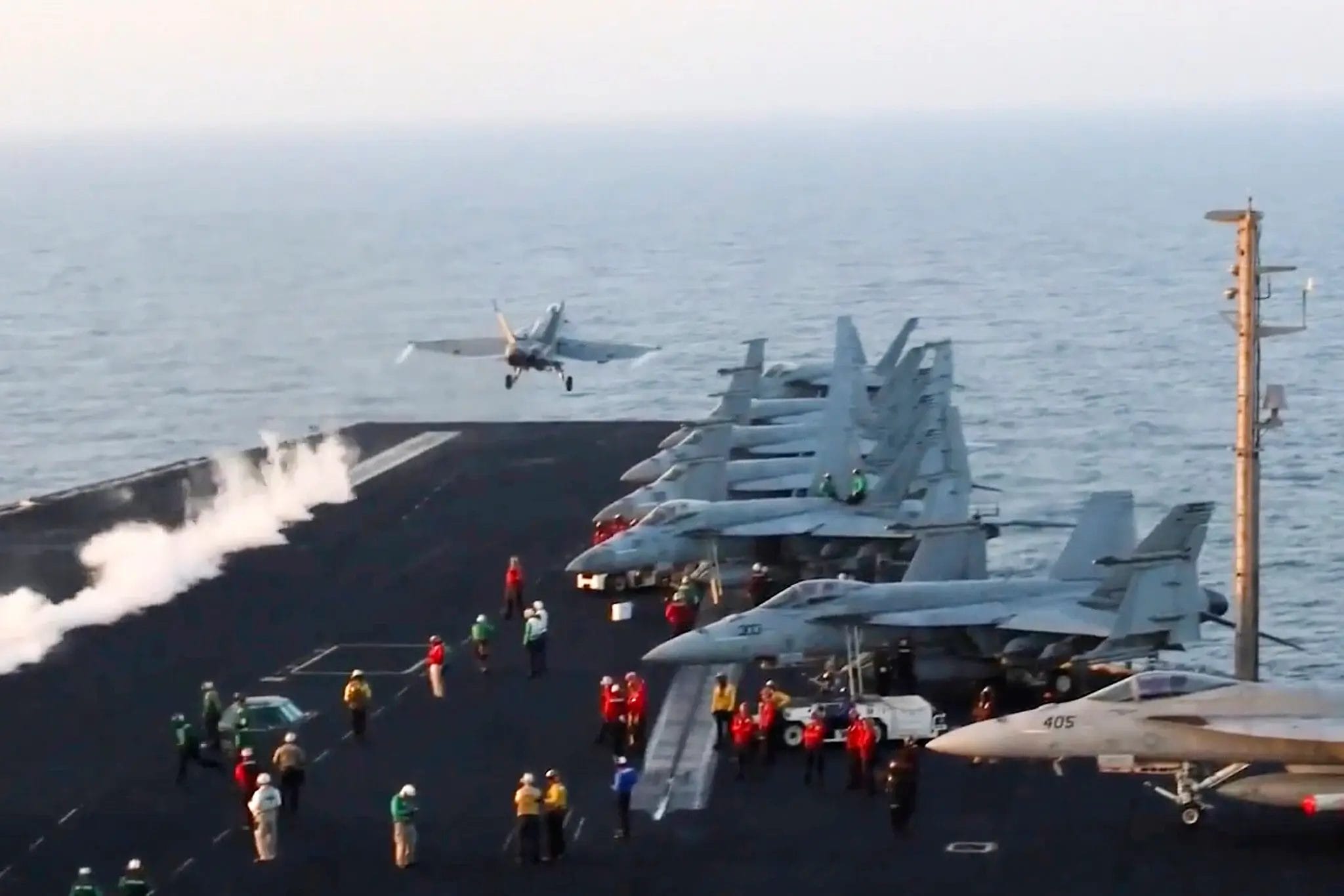 Trump Orders Second U.S. Aircraft Carrier to Middle East to Increase Pressure on Iran AP25075292422842